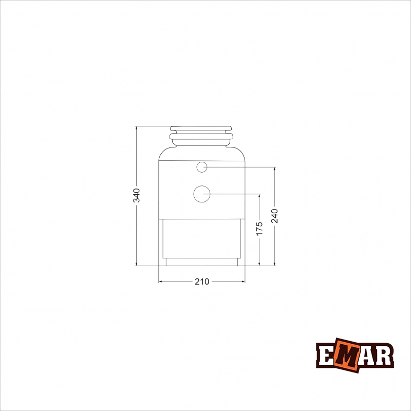 Измельчитель для пищевых отходов EMAR ATC-WZB390A