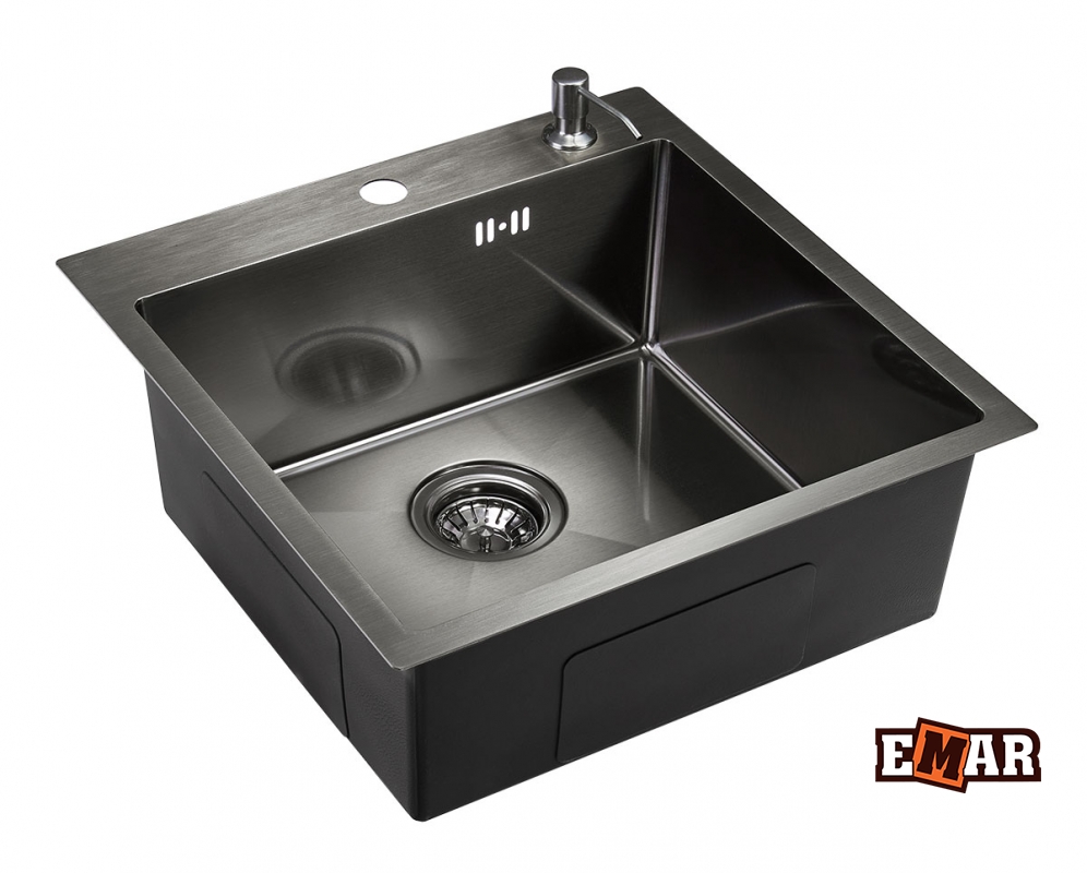 Мойка для кухни из нержавейки EMAR EMB-117A  PVD 